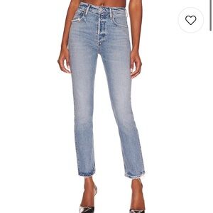 AGOLDE Women's Riley Straight Jeans